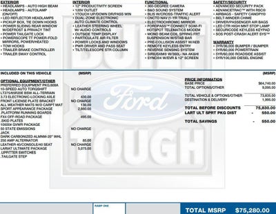 2024 Ford Super Duty F-250 SRW LARIAT 4WD Crew Cab 6.75' Box