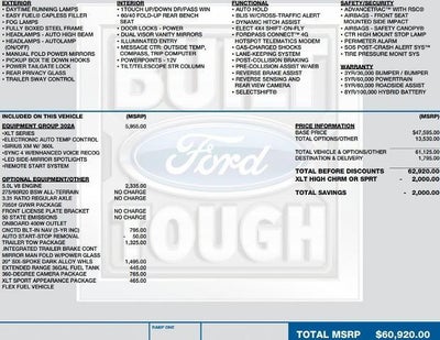 2022 Ford F-150 XLT 4WD SuperCrew 5.5' Box