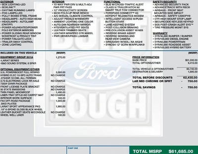 2021 Ford F-150 LARIAT 4WD SuperCrew 5.5' Box