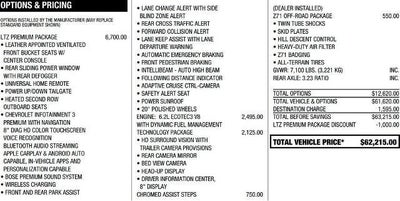 2020 Chevrolet Silverado 1500 4WD Crew Cab Short Bed LTZ