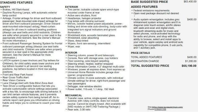 2019 GMC Yukon XL 4WD 4dr SLT