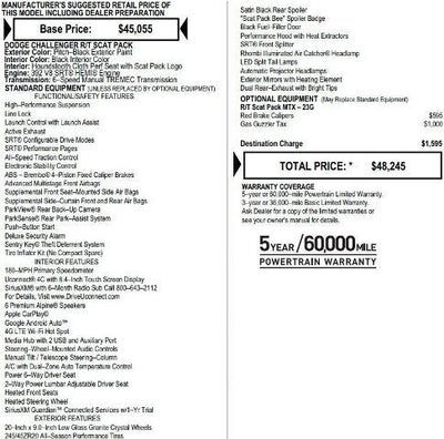 2022 Dodge Challenger R/T Scat Pack RWD