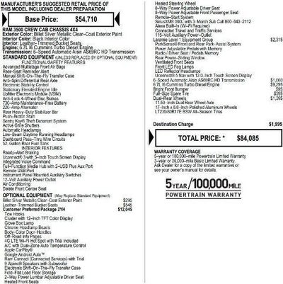 2024 RAM 3500 Chassis Tradesman/SLT/Laramie/Limited