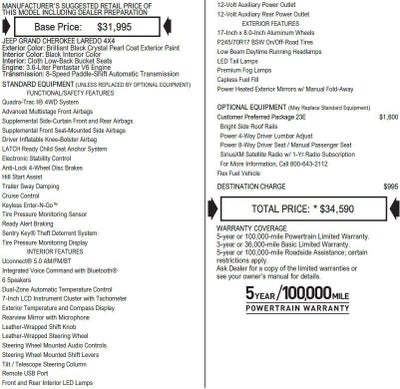 2015 Jeep Grand Cherokee Laredo