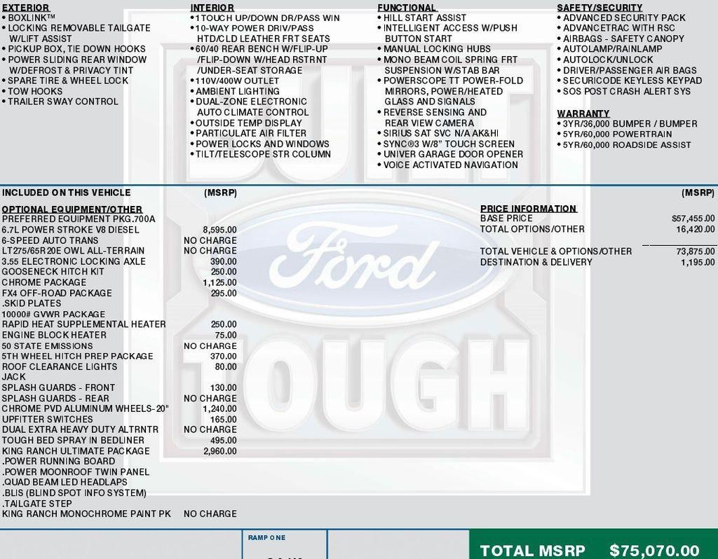 2017 Ford Super Duty F-250 SRW Lariat