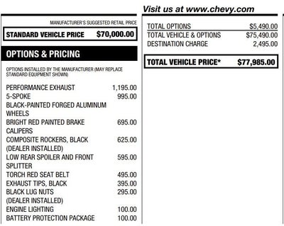 2026 Chevrolet Corvette Stingray 1LT