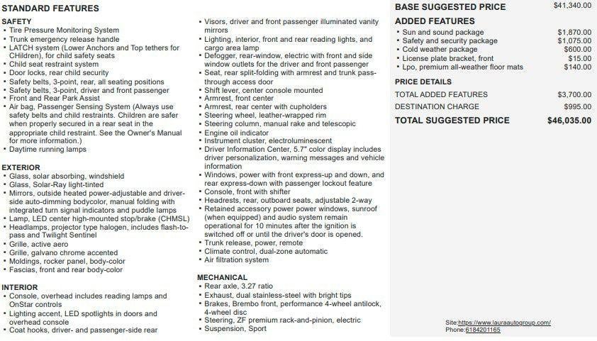 2015 Cadillac ATS Luxury AWD