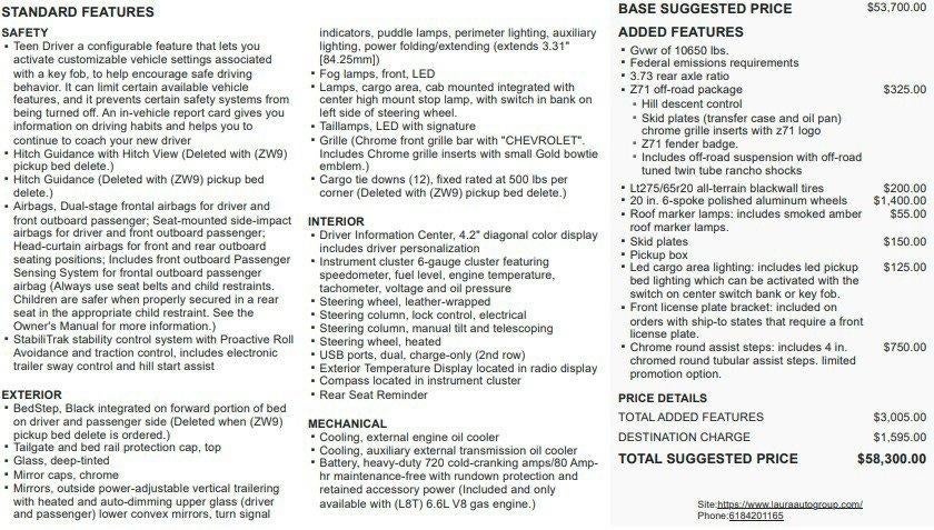 2020 Chevrolet Silverado 2500 HD LTZ