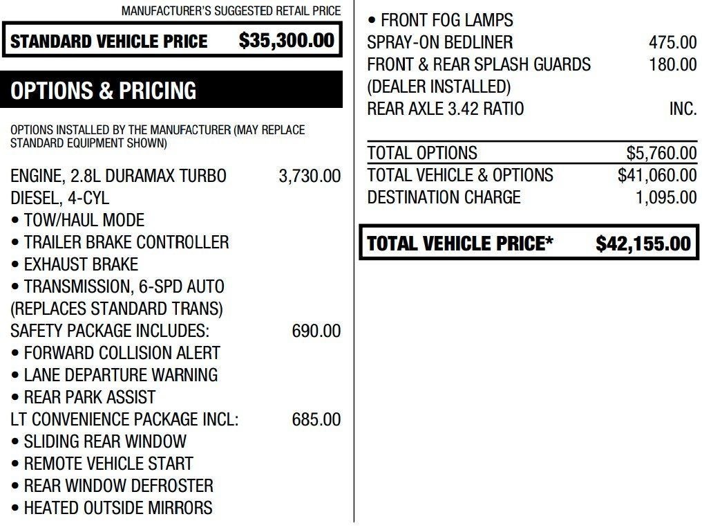 2020 Chevrolet Colorado 4WD LT