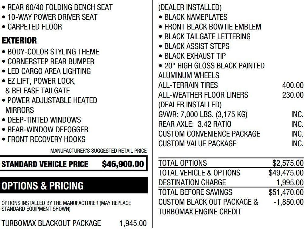 2025 Chevrolet Silverado 1500 Custom