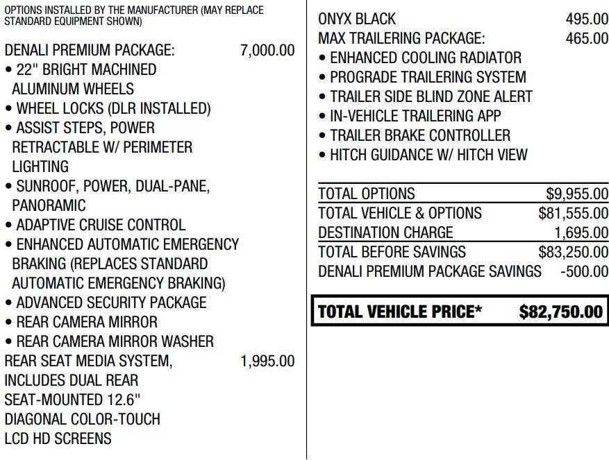 2021 GMC Yukon Denali