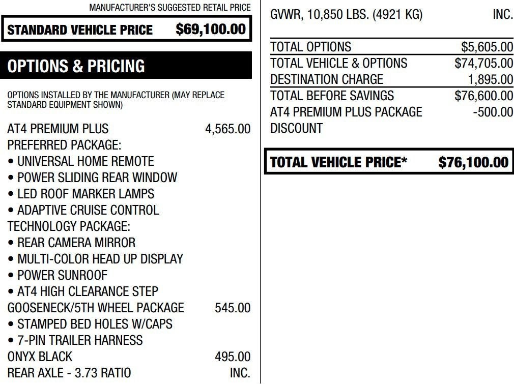 2024 GMC Sierra 2500 HD AT4