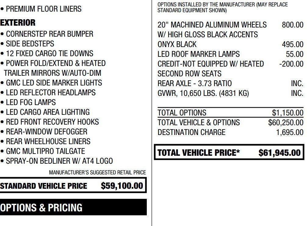 2022 GMC Sierra 2500 HD AT4