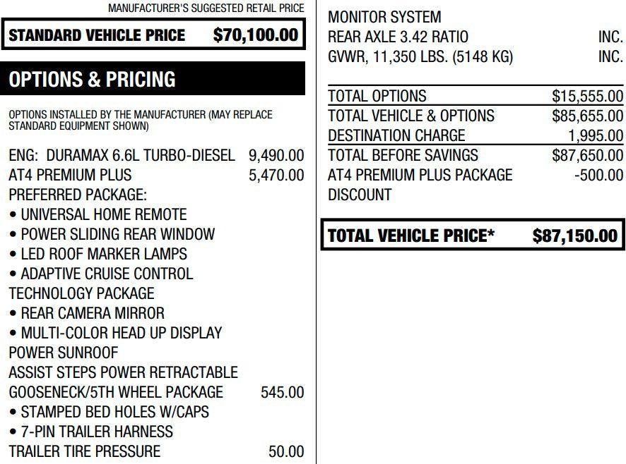 2024 GMC Sierra 2500 HD AT4