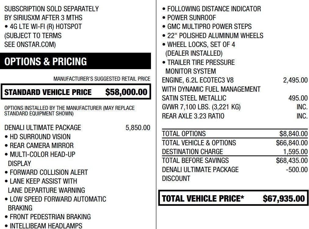 2019 GMC Sierra 1500 Denali