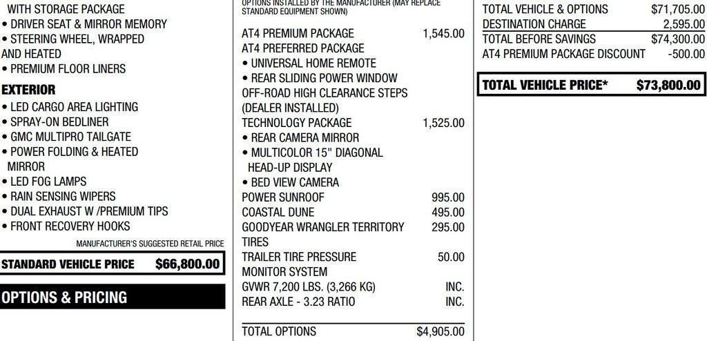 2026 GMC Sierra 1500 AT4