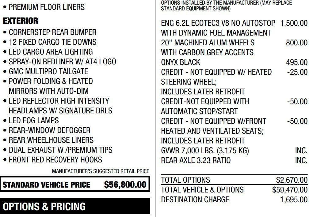 2022 GMC Sierra 1500 Limited AT4