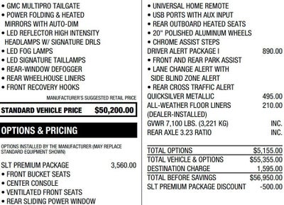 2020 GMC Sierra 1500 SLT