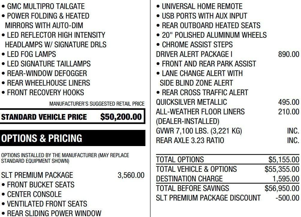 2020 GMC Sierra 1500 SLT