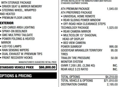 2025 GMC Sierra 1500 AT4