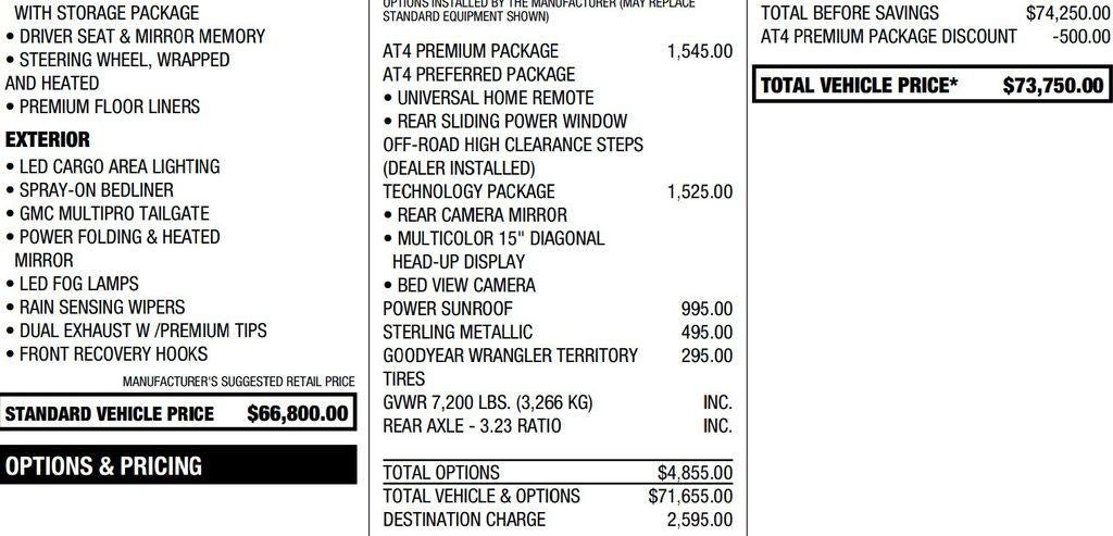 2026 GMC Sierra 1500 AT4