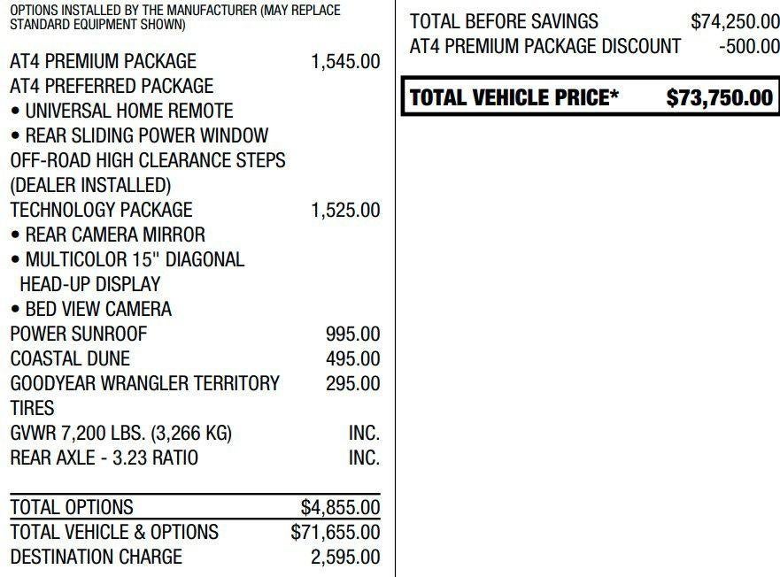 2026 GMC Sierra 1500 AT4