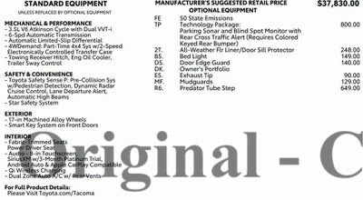 2022 Toyota Tacoma 4WD SR