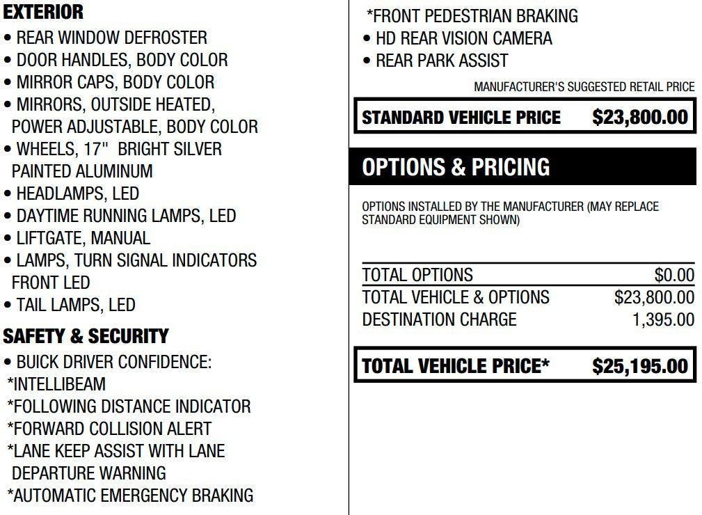 2025 Buick Envista Preferred