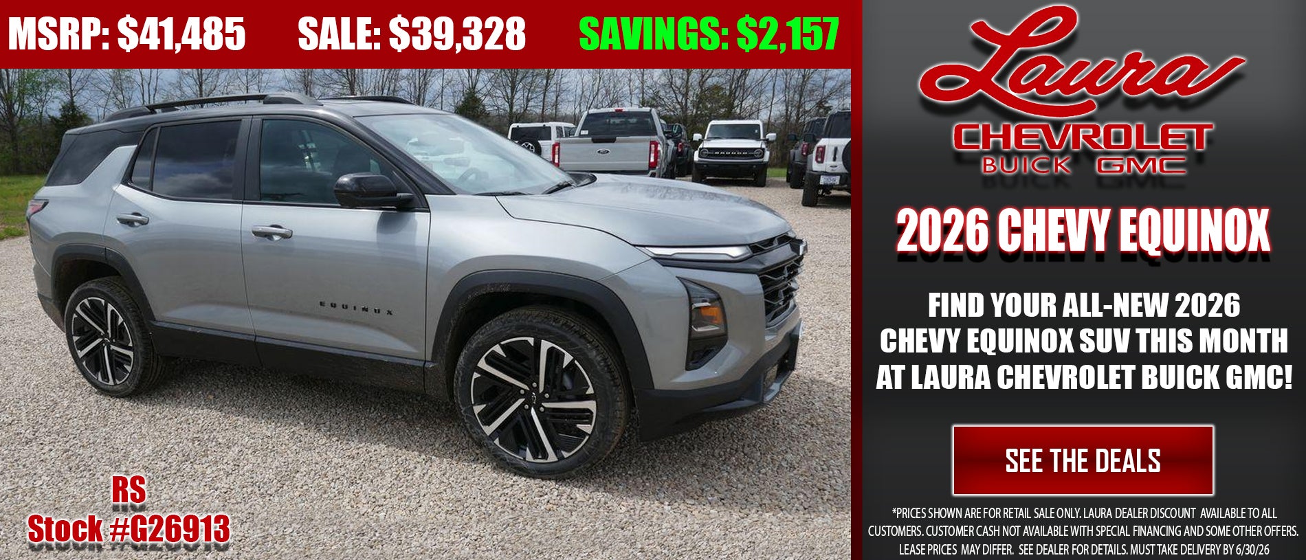 Save big on the Chevrolet Equinox SUV
